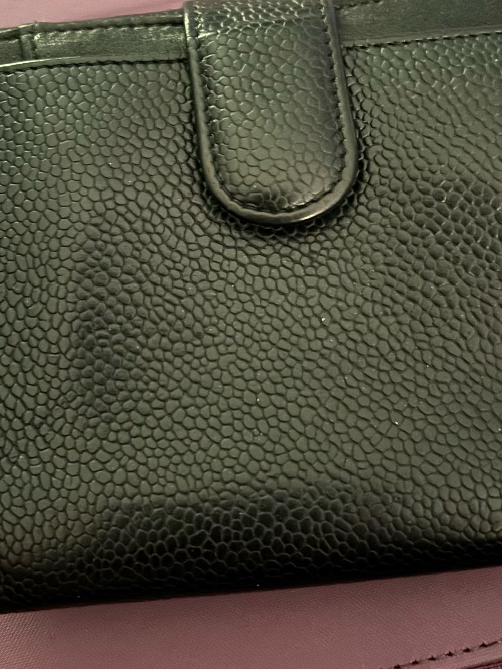 CHANEL Black Quilted Caviar Leather Wallet Embossed CC
Authentic - Picture 3 of 7